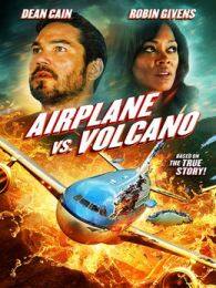 《飞机和火山》海报