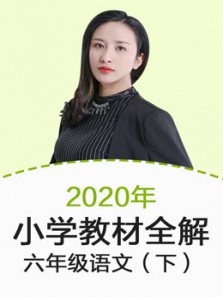 2020年教材全解小学语文六年级下册部编版 2020年教材全解小学语文六年级下册部编版