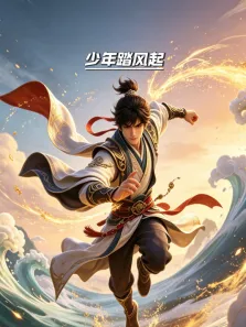 少年踏风起动漫海报