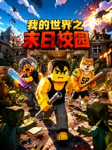 我的世界之末日校园动漫海报