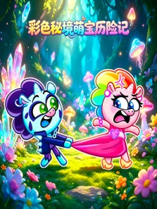 彩色秘境萌宝历险记动漫海报