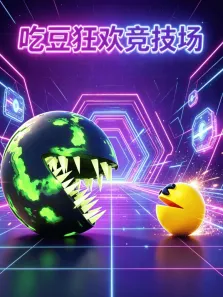吃豆狂欢竞技场动漫海报