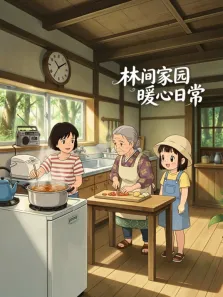 林间家园暖心日常动漫海报