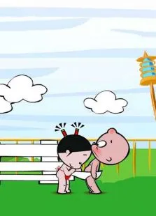小破孩贺卡系列动漫海报