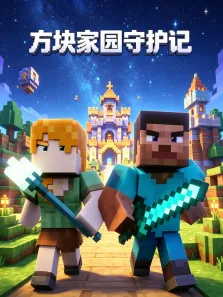 方块家园守护记动漫海报