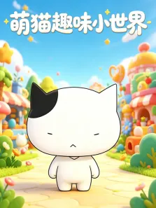 萌猫趣味小世界动漫海报
