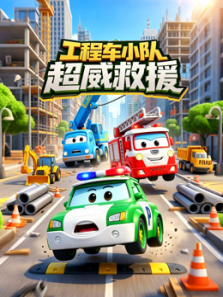 工程车小队超威救援动漫海报
