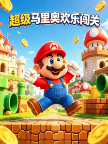 超级马里奥欢乐闯关动漫海报