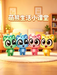 萌熊生活小课堂动漫海报
