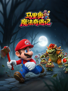 马里奥魔法奇遇记动漫海报