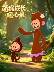 萌猴成长暖心录动漫海报