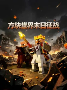 方块世界末日征战动漫海报
