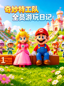 奇妙特工队全员游玩日记动漫海报