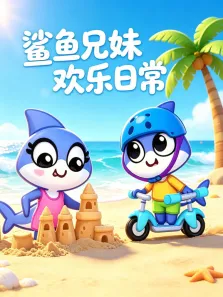 鲨鱼兄妹欢乐日常动漫海报