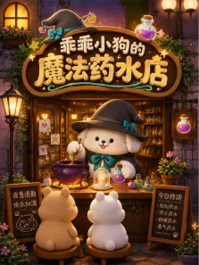 乖乖小狗的魔法药水店动漫海报