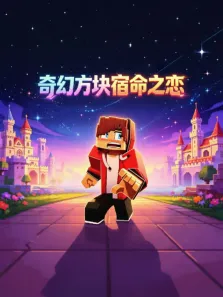 奇幻方块宿命之恋动漫海报