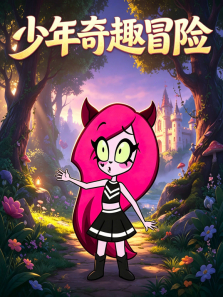 少年奇趣冒险动漫海报
