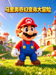 马里奥奇幻变身大冒险动漫海报