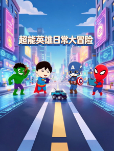 超能英雄日常大冒险动漫海报
