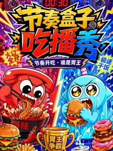 节奏盒子吃播秀动漫海报