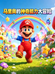 马里奥的神奇能力大冒险动漫海报