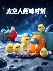 太空人趣味时刻动漫海报
