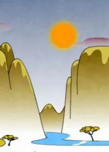 望天门山动漫海报