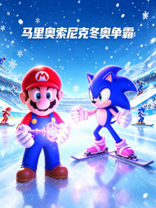 马里奥索尼克冬奥争动漫海报