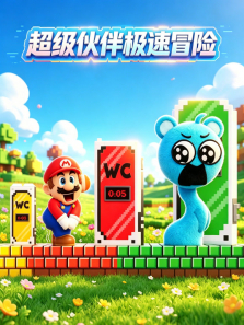超级伙伴极速冒险动漫海报