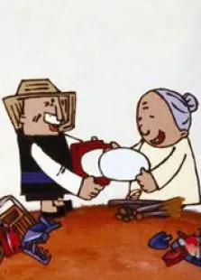 方脸爷爷和圆脸奶奶动漫海报