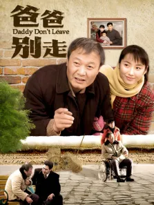 爸爸别走电视剧海报