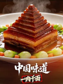 中国味道·一肉千面综艺海报